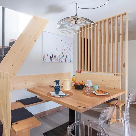 Apartament Appart' 52 Elegant In The Mountains For 6 In City Center